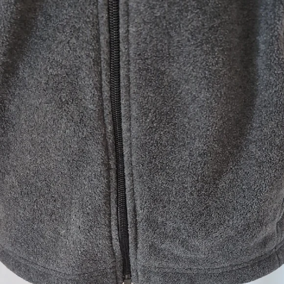 Columbia Charcoal Sleeveless Fleece Vest - Picture 3 of 5